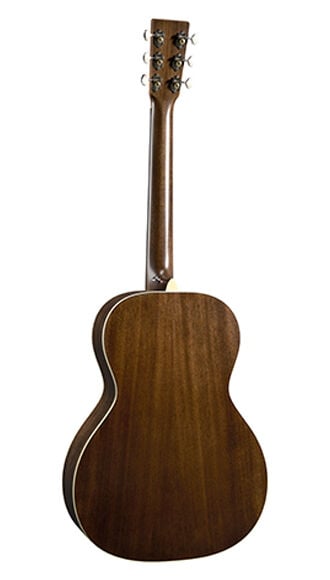 Back of Martin 00L-16E Black Smoke